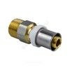 Муфта МП латунь никель пресс Дн 32х1" НР ГОСТ 32415-2013 8001 Aquasfera 8001-07, миниатюра — 5