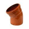 Отвод НПВХ коричневый Дн 110х87гр б/нап в/к Хемкор 2491095 — 1