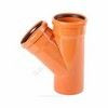 Тройник PP-B коричневый Дн 160х160х45гр б/нап в/к RTP (РосТурПласт) 36507 — 3