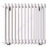 Радиатор трубчатый Bataria 3-1000 7 секций с боковой подводкой ВР G 3/4" с кронштейнами RAL 9016 (Белый) КЗТО — 1