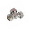 Тройник переходной для МП/PE-X труб латунь обжим Дн 26х26х20 R565AM Giacomini R565MX066