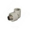 Угольник PP-R комбинированный серый Дн 32х1/2" НР RTP (РосТурПласт) 11054 — 3