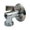 Кран шаровой латунь бытовой хром угловой R614 G1/2"х3/4" Ру10 НР переходной флажок с отражателем Giacomini R614X004 — 1