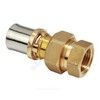Муфта разъемная для МП/PE-X труб латунь пресс Дн 26х3/4" ВР RM18 Giacomini RM18Y049