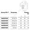 Угольник для PE-X труб аксиальный бронза Дн 20х3/4" ВР RAUTITAN RX+ Rehau 14563561001 (13660971001), миниатюра — 2