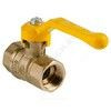 Кран шаровой латунь газ Стандарт 220 аналог 11б27п1 Ду 20 Ру16 ВР полнопроходной рычаг ГАЛЛОП 116024 — 3