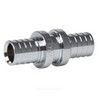 Муфта для PE-X труб аксиальная латунь хром Дн 20 THERM S Рехау 12503173002