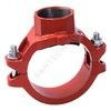 Отвод (седелка) резьбовой грувлок ковкий чугун XGQT15S Ду80х50 (Дн89х2") Ру25 JIANZHI, миниатюра — 0