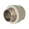 Муфта PP-R комбинированная под ключ серая Дн 50х1 1/2" НР RTP (РосТурПласт) 10948 — 1
