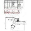 Кран шаровой водоразборный латунь со штуцером Ду 15 Ру16 НР/штуц R1/2" рычаг L=90мм Tecofi RP1105-0015
