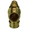 Тройник для PE-X труб радиальный латунь Дн 20х16х16 переходной GX151 Giacomini GX151Y014 — 3