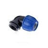 Отвод компрессионный ПЭ Дн 40х1 1/4"х90гр ВР Ру16 RTP (РосТурПласт) 14418, миниатюра — 0