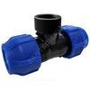 Тройник компрессионная ПЭ Дн 32х1/2"х32 ВР Ру16 VALFEX 1210013201232 — 1