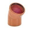 Отвод PP-B коричневый Дн 160х15гр б/нап в/к VALFEX 30104160, миниатюра — 2