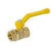 Кран шаровой латунь газ Стандарт 220 аналог 11б27п1 Ду 15 Ру40 ВР рычаг ГАЛЛОП 115008 — 1