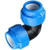 Отвод компрессионная ПЭ Дн 25х90гр Ру16 VALFEX 121001212525 — 1