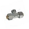 Тройник для МП/PE-X труб латунь обжим Дн 16х1/2" НР R568AM Giacomini R568MX048