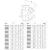 Тройник PP-H переходной бесшумный белый RAUPIANO PLUS Дн 110х50х45гр б/нап в/к Rehau 11213041001 — 2