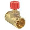 Клапан запорный ручной латунь CDT Ду 50 G2 1/4" A Ру16 НР Kvs=16м3/ч без ниппелей Danfoss 003Z7702