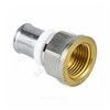 Муфта МП латунь никель пресс Дн 16х3/4" ВР ГОСТ 32415-2013 8002 Aquasfera 8002-02 — 2