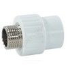 Муфта PP-R комбинированная белая Дн 25х3/4" НР RTP (РосТурПласт) 10665 — 1