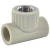 Тройник PP-R комбинированный серый Дн 25х3/4" ВР VALFEX 10127025Г, миниатюра — 0
