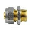 Муфта МП латунь никель обжим Дн 32х1" НР ГОСТ 32415-2013 7001 Aquasfera 7001-07