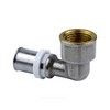Угольник МП латунь никель пресс Дн 20х1/2"х90гр ВР ГОСТ 32415-2013 8007 Aquasfera 8007-03 — 2