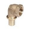 Угольник для PE-X труб аксиальный бронза Дн 20х3/4" ВР RAUTITAN RX+ Rehau 14563561001 (13660971001), миниатюра — 0