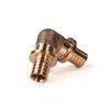 Угольник для PE-X труб аксиальный бронза Дн 16х90гр RX+ Рехау 14570213001