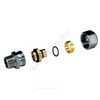 Муфта для МП/PE-X труб латунь хром Дн 16х2,0х3/4" НР R187M Giacomini R187MX082