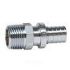 Муфта для PE-X труб аксиальная латунь хром Дн 20х3/4" НР THERM S Рехау 12588273002 — 1