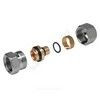 Муфта для МП/PE-X труб латунь хром Дн 20х2,0х1/2" ВР R187F Giacomini R187FX062 — 1