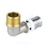 Угольник МП латунь никель пресс Дн 16х3/4"х90гр НР ГОСТ 32415-2013 8006 Aquasfera 8006-02, миниатюра — 3