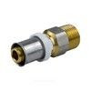 Муфта МП латунь никель пресс Дн 20х3/4" НР ГОСТ 32415-2013 8001 Aquasfera 8001-04, миниатюра — 7