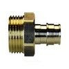Муфта для PE-X труб радиальная латунь Дн 40х1 1/2" НР РОС GX107ACY077