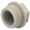 Заглушка (пробка) PP-R серая Дн 20х1/2" НР VALFEX 10163020Г, миниатюра — 0