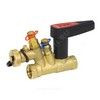 Клапан балансировочный ручной латунь FODRV Ду 40 G1 1/2" Ру25 ВР Kvs=22м3/ч с измерительными ниппелями Venturi BROEN 4755000H-001003