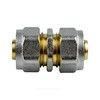 Муфта МП латунь никель обжим Дн 26 ГОСТ 32415-2013 7003 Aquasfera 7003-03, миниатюра — 1