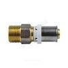 Муфта МП латунь никель пресс Дн 20х3/4" НР ГОСТ 32415-2013 8001 Aquasfera 8001-04 — 5