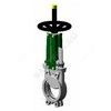 Задвижка шиберная односторонняя нерж VG6400-00MM Ду 450 Ру7 межфл со штурвалом уплотнение: металл Tecofi VG6400-00MM0450, миниатюра — 1