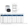 Муфта PP-MD насадная бесшумная светло-серая Skolan Safe SKAM Дн 200 (DN200) б/нап в/к Ostendorf 338810, миниатюра — 1