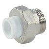 Муфта PP-R комбинированная разъемная белая Дн 20х1/2" НР RTP (РосТурПласт) 10640 — 2
