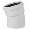 Отвод PP-MD бесшумный светло-серый Skolan Safe SKB Дн 200х15гр (DN200) б/нап в/к Ostendorf 338100 — 1