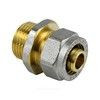 Муфта МП латунь никель обжим Дн 32х1" НР ГОСТ 32415-2013 7001 Aquasfera 7001-07