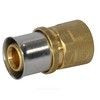 Муфта для МП/PE-X труб латунь пресс Дн 20х1/2" ВР RM109 Giacomini RM109Y037 — 2