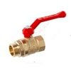 Кран шаровой латунь Стандарт 221 аналог 11б27п1 Ду 20 Ру40 ВР/НР рычаг ГАЛЛОП 107184, миниатюра — 0