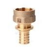 Муфта для PE-X труб аксиальная бронза Дн 32х3/4" ВР RX+ Рехау 14563323001