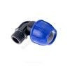Отвод компрессионный ПЭ Дн 63х1 1/2"х90гр НР Ру10 RTP (РосТурПласт) 21782 — 2