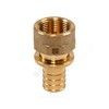 Муфта для PE-X труб аксиальная латунь Дн 25х1/2" ВР MX Рехау 11093301001